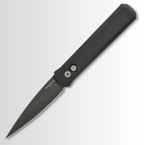 Pro-Tech Godfather Automatic Knife Black (4" Black) 921