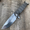 Medford USMC FF S35VN, Stonewashed Blade, PVD Ti. Handle