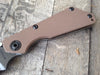 Strider SnG Coyote G-10 Folding Knife (3.5" Black Plain) - GearBarrel.com