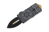 Microtech Exocet Source D/E Dagger CA Legal OTF Automatic Knife (1.9" Black) 157-1TSOS