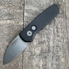 Protech Runt 5 R5105 Wharncliffe Blade Textured Black Handle