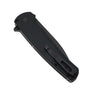 Pro-Tech Malibu Flipper - Black Handle - DLC Wharncliffe - 5103