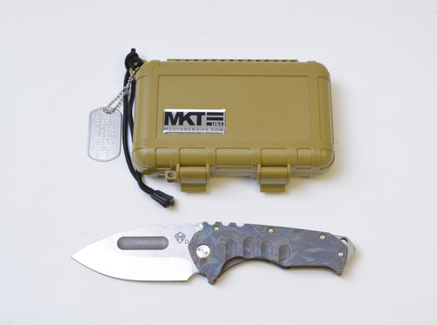 Medford Praetorian T Frame Lock Knife Flame Titanium (3.75" Stonewash) MKT
