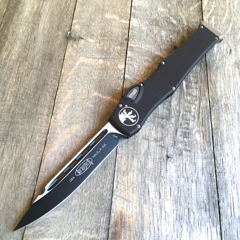 Microtech Halo VI S/E OTF Automatic Knife Black (4.4" Black) 251-1