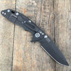 Hinderer Knives XM-18 Spanto Flipper Knife Black G-10 (3" DLC) - GearBarrel.com