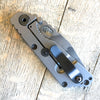 Strider SnG Black Flat Folding Knife (3.5" Tanto Cerakoted) - GearBarrel.com