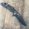 Hinderer Knives XM-18 Spanto Flipper Knife Black G-10 (3" Battle Black) - GearBarrel.com