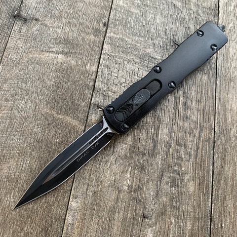 Microtech Dirac Dagger OTF Knife Black (2.88" Two-Tone) 225-1T