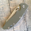 Hinderer Knives Fatty XM-18 Harpoon Knife OD Green (3.5" Stonewash) - GearBarrel.com