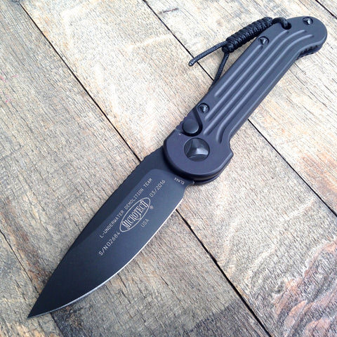 Microtech LUDT Tactical Automatic Knife (3.4" Black) 135-1T (M390)