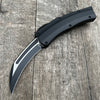 Heretic Knives  H060-10A Roc- Curved OTF Automatic – Magnacut 2 Tone – Black Tactical