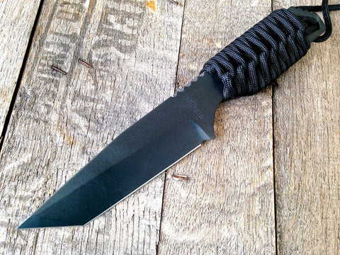Strider Knives Fixed: DB-L Cord Wrapped Black