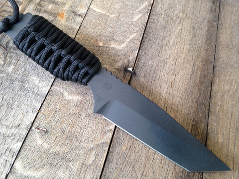 Strider Knives Fixed: DB-L Cord Wrapped Cerakote Black