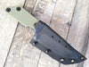 Strider EB-S Fixed Spear Point Cerakote Green G10 - GearBarrel.com