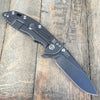 Hinderer Knives XM-18 Slicer Flipper Black G-10 (3.5" Battle Black) - GearBarrel.com
