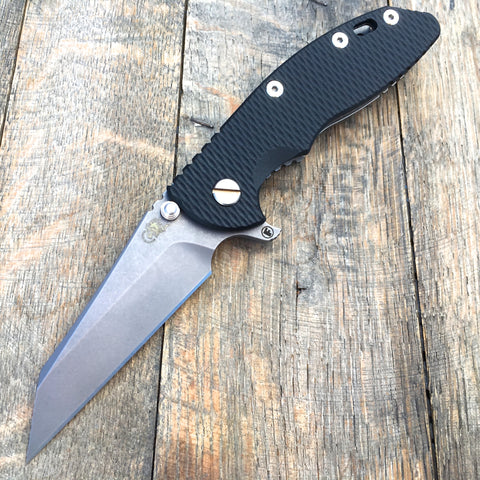 Hinderer Knives Fatty XM-18 Wharncliffe  Black (3.5" Working Finish)