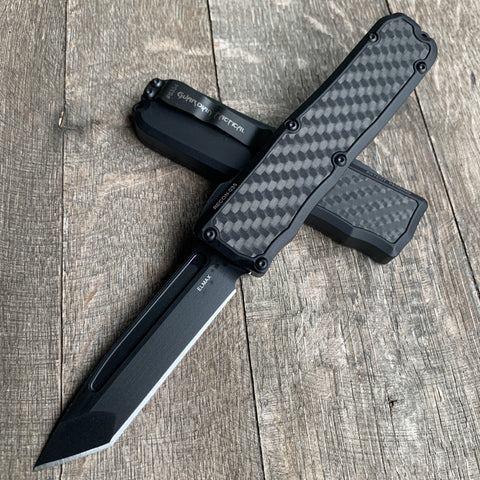 Guardian Tactical RECON-035 OTF Automatic Knife CF Inlay (3.3" Tanto) 92121