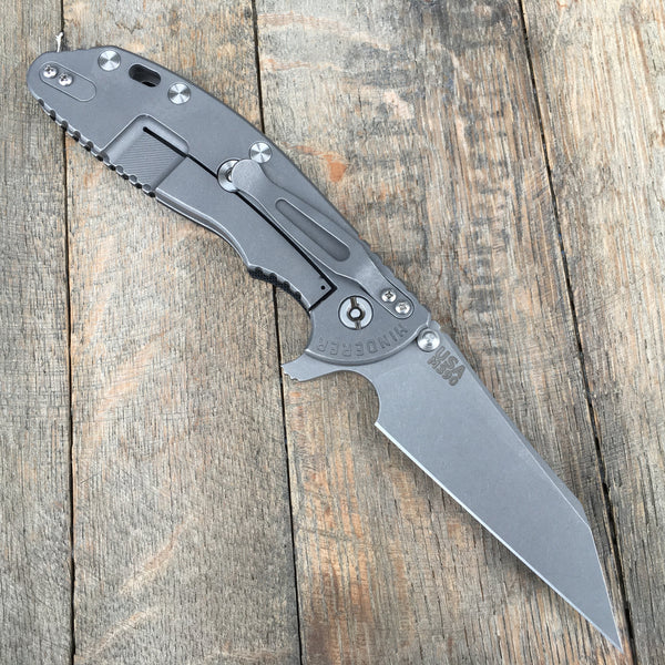 Hinderer Knives XM24 Wharncliffe Black (4" Working Finish