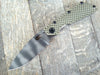 Strider SMF Knife Green G10 GG Gunner Grip (3.9" Tiger Stripe Plain) - GearBarrel.com