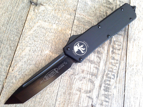 Microtech Tanto Executive Scarab OTF Knife 177-1T (Two-tone blade)