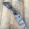Strider SMF Folding Knife Green G-10 (3.9" Low Swedge Striped) - GearBarrel.com