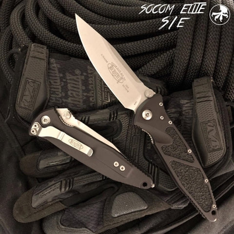 Microtech Socom Elite Manual Knife (4" Satin) 160-4