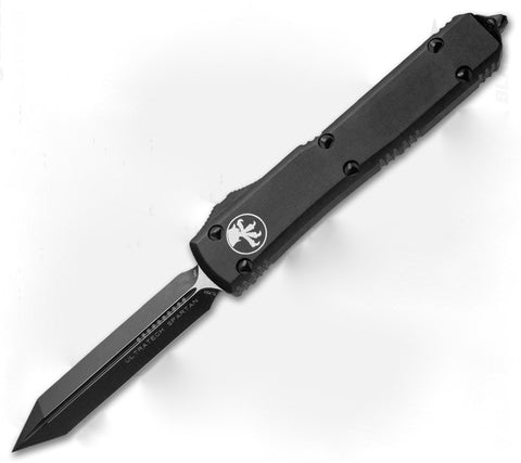 Microtech Black Contoured Ultratech D/T OTF Auto Knife 223-1TCC