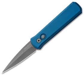 Protech Godson Automatic Knife Blue (3.15" Bead Blast) 720-Blue