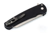 Pro-Tech Malibu Reverse Tanto  Flipper Knife Black (3.3" Stonewash)