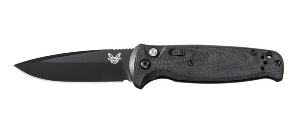 Benchmade CLA Drop Point Automatic Knife Black G-10 (3.4 Black) 4300B –