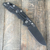 Hinderer Knives: 3.5" XM-18 Slicer Non-Flipper Black G-10   (Black DLC) - GearBarrel.com