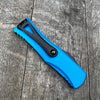 Microtech Hera D/E Auto Knife Blue Aluminum (3" Black Serr) 702-3BL