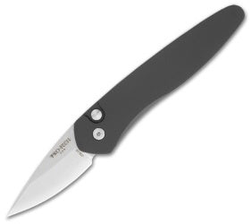 Protech Half-Breed Automatic Knife Black (1.95" Stonewash) 3605