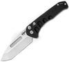 Medford Praetorian Swift Automatic Knife Black Aluminum (3.3" Tumbled) - GearBarrel.com