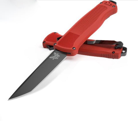 Benchmade Shootout OTF Automatic Knife Mesa Red (3.5" Black) 5370FE-04