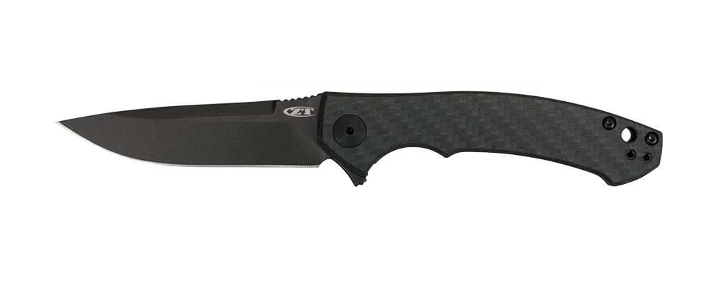Zero Tolerance 0450CF Flipper Knife Carbon Fiber (3.25" Black) ZT - GearBarrel.com