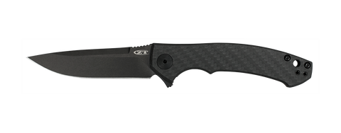 Zero Tolerance 0450CF Flipper Knife Carbon Fiber (3.25" Black) ZT