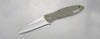 Kershaw Leek Olive Spring Assisted Knife (3" Bead Blast Plain) 1660OL - GearBarrel.com