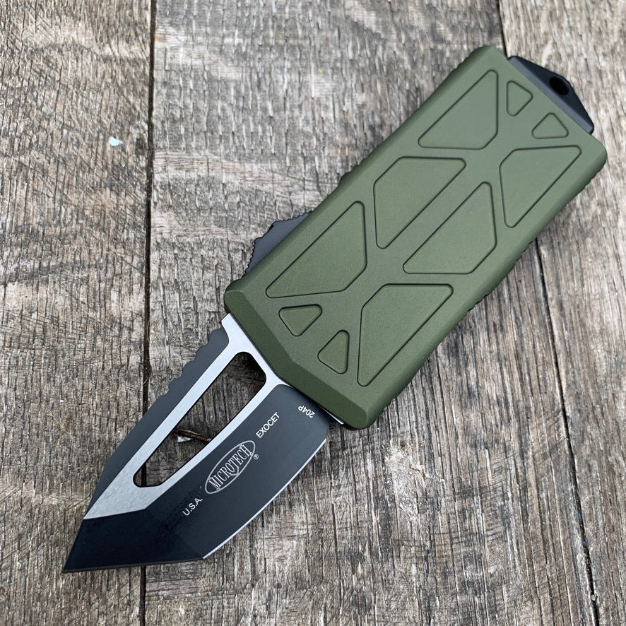 Microtech  Exocet T/E - OD Green -  158-1OD