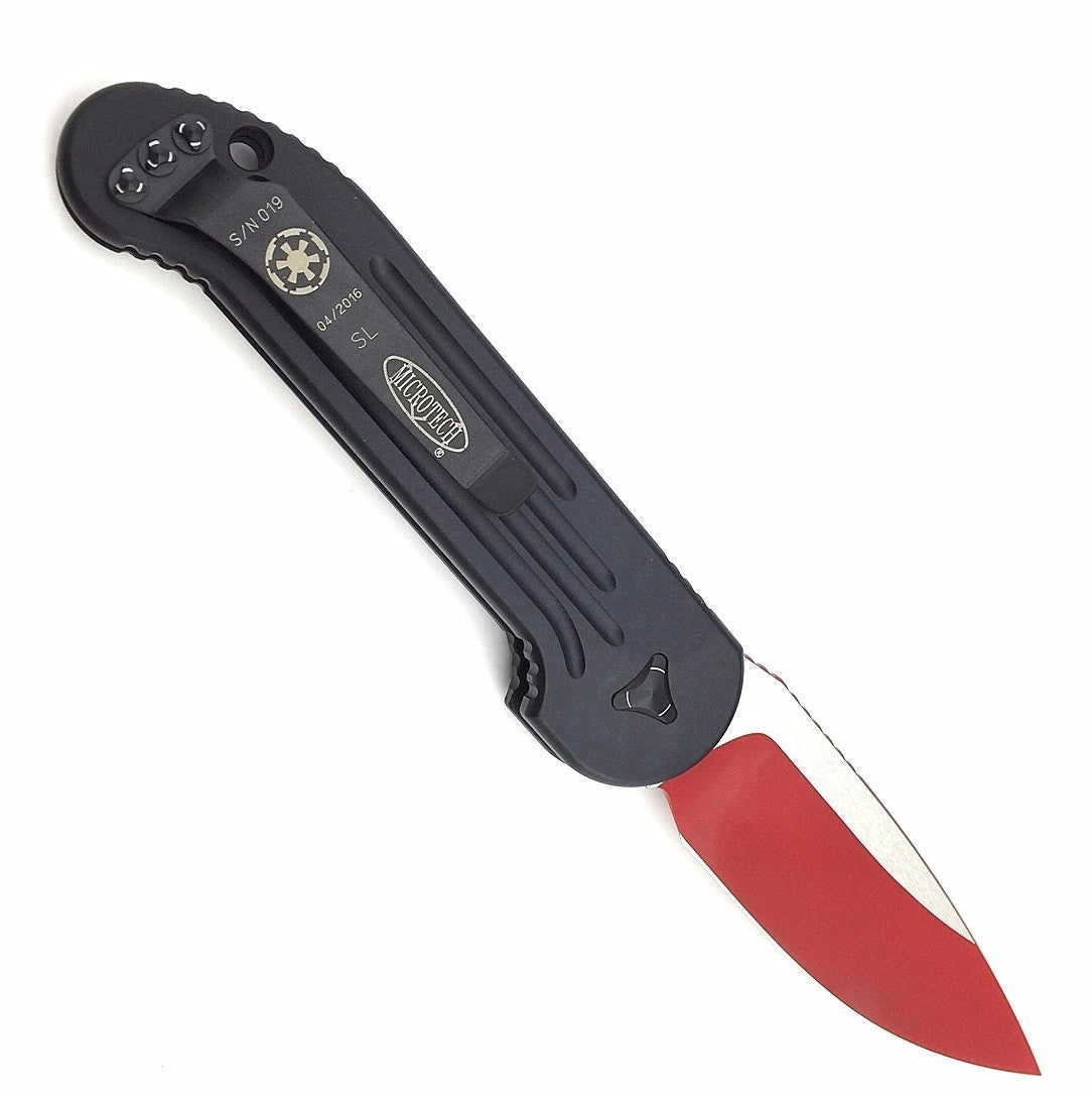 Microtech LUDT Sith Lord Automatic Knife (3.4" Red) 135-1SL - GearBarrel.com