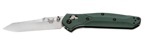 Benchmade 940 Osborne AXIS Lock Knife Green (3.4" Satin) 940