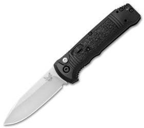Benchmade 4400 Casbah Automatic Knife Black Grivory (3.4" Satin)