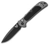Benchmade 9750BK Mini Coalition Automatic Knife Gray Al/Black G-10 (2.9" Black) - GearBarrel.com