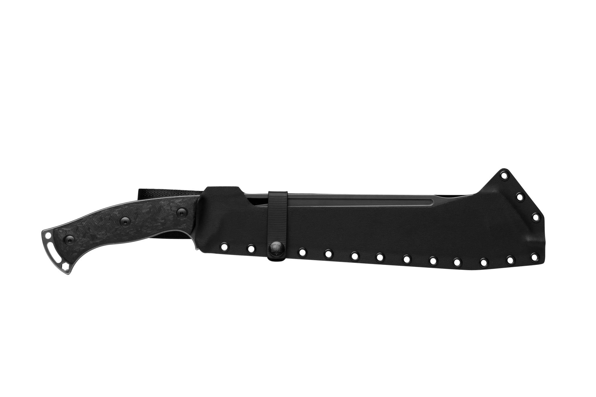 dpx gear heft 12 chop DPx HEFT 12 CHOP Fixed Blade Knife Shred CF w/ Black Sheath (12.5" Bla – GearBarrel.com