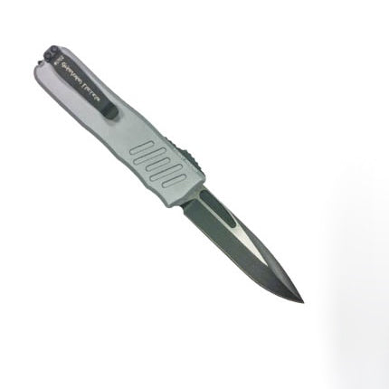 Guardian Tactical RECON-035 D/A OTF Automatic Knife Gray (3.3" Black) 99111 - GearBarrel.com