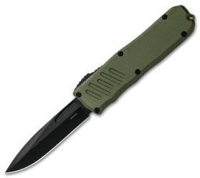 Guardian Tactical RECON-035 D/A OTF Automatic Knife OD Green (3.3" Black) 98111 - GearBarrel.com