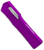 Heretic Knives Cleric Dagger OTF Automatic Knife Purple (3.5" Stonewash) - GearBarrel.com