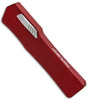 Heretic Knives Cleric Tanto OTF Automatic Knife Red (3.5" Stonewash) H015-2A-RED - GearBarrel.com