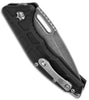Heretic Knives Martyr Recurve Automatic Knife Black Aluminum (3" Battle-Worn) H012-5A - GearBarrel.com