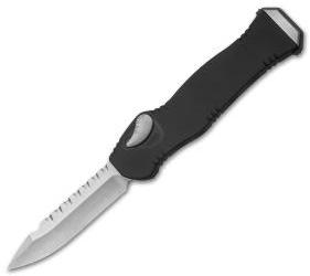 Heretic Knives Hydra OTF Automatic Knife Black (3.625" Stonewash)